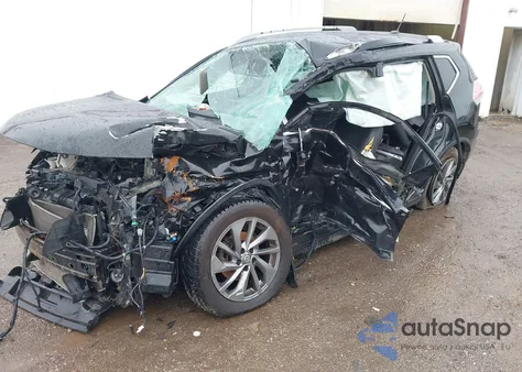 2016 Nissan Rogue Sl from USA, damaged, VIN KNMAT2MV0GP719327